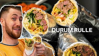 Durumrulle med kødstrimler chili og kebab dressing  Jacob Jørgsholm [upl. by Button]