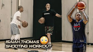 MASTER Your Footwork and Jump Shot  NBA Workout w 2x NBA AllStar Isaiah Thomas [upl. by Crissy]