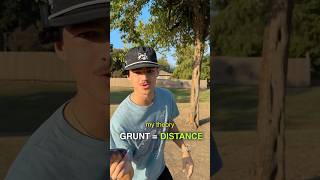 disc golf grunt  distance🤔🥏 [upl. by Suhploda]