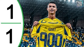 Cristiano Ronaldo celebrates 900 Goals  AlNassr vs AlAhli 11 Extended Highlights amp Goals 2024 [upl. by Leilah]