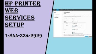 HP Printer Web Services Setup 18443342929  www123hpcomsetup Print Scan amp Fax 123hpcomsetup [upl. by Ramar18]