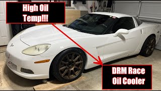 C6 Corvette  DRM Oil Cooler Install [upl. by Yendroc979]