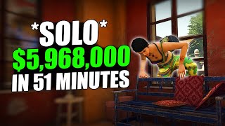 5968000 In 51 Minutes With Cayo Perico Gl1tch Solo Elite Challenges [upl. by Disini]