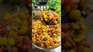 Sweet Corn Chaat 😋🔥 Recipe  Sweet Corn Bhel Recipe shorts sweetcorn recipe [upl. by Philippine]