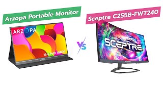 🎮 Portable vs Curved Monitor Which is Best 🤔 [upl. by Lindsey]