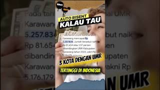 3 KOTA DENGAN UMR TERTINGGI DI INDONESIA shortviral shortvideo shorts faktaunik [upl. by Welsh]