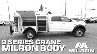 RAM 5500 Heavy Duty  Work Truck  9 Foot Milron Crane Body [upl. by Gibbon]