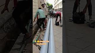 pvc 8quotpipe fittings karne ka tarika plumbing motivation technical work trending shorts 🛠👍❤ [upl. by Eresed]