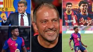 Barcelona News ft Yamal speaks on Messi comparisons debate over Joan Laporta amp Ansu Fati [upl. by Dawna772]