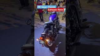 Royal Enfield Goan Classic Exhaust Note 🔥🔥🔥 GoanClassic [upl. by Schwing616]