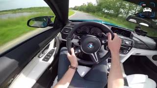 2018 BMW M4 COMPETITION Convertible POV Test Drive [upl. by Surovy]