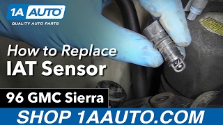 How to Replace IAT Sensor 8898 GMC K1500 57L V8 Sierra [upl. by Rimola997]