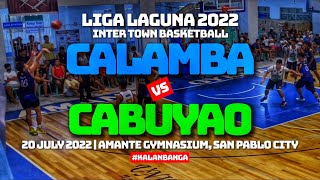 CALAMBA vs CABUYAO Intertown Basketball [upl. by Aicilyhp176]