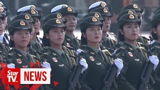 15 military units march in Chinas largest National Day parade [upl. by Kristos]