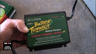 How to maintain your battery bank  Deltran 24volt quotBattery Tenderquot chargermaintainer [upl. by Lesig]