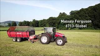 Massey Ferguson 6713 Global [upl. by Arotal221]