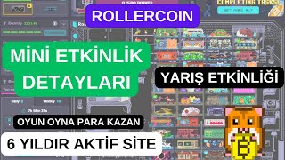 Rollercoin Mini Etkinlik Nasıl Yapılır   Oyun Oyna Para Kazan rollercoin [upl. by Gridley]