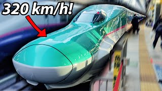 I Took Japans Fastest BULLET Train from Tokyo to Hokkaido Shinkansen First Class [upl. by Sidnac]