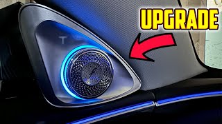 Tweeter 4D Hansshow con Led Ambient per Tesla Model 3 Highland [upl. by Samid106]