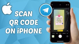 How to Scan Telegram QR Code on iPhone [upl. by Ainnos]