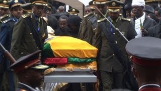 Funeral of longtime Ethiopia leader Meles [upl. by Llenehs]