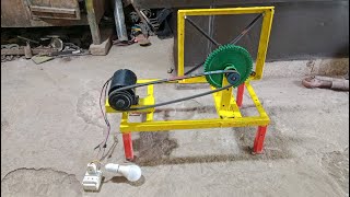 Make Flywheel Free Energy Spring Machine Using with DC Motor dc Project Free Electricity [upl. by Itraa699]