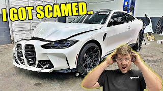 I BOUGHT A WRECKED 2023 BMW M4 Comp [upl. by Xavier707]