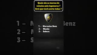 Você Consegue Identificar Essas Marcas de Carros Apenas Pelo Logo Só Os Fãs Reconhecem Todos [upl. by Rodablas]