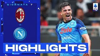 MilanNapoli 12  Il Cholito trascina il Napoli Gol e Highlights  Serie A TIM 202223 [upl. by Ajaj666]