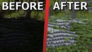 How to Boost the Brightness of Caves in Minecraft 118  Tutorial [upl. by Sikko]