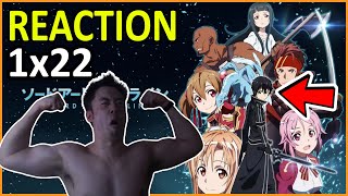 Sword Art Online  DEATH GAME 1x22 REACTION  MAX SWOLE REACTS [upl. by Nraa]