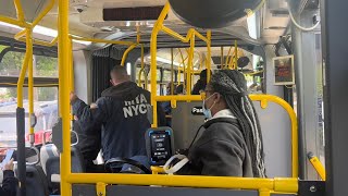 MTA NYPD In New York City Is Handing Out Tickets To The Fare Evaders [upl. by Eiramadnil]