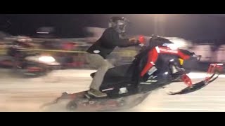 Snowmobile Hill Drags Snow Ridge Turin NY 1822 [upl. by Roee336]