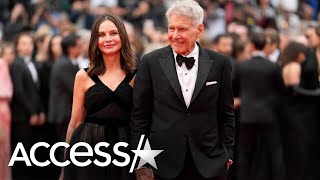 Harrison Ford amp Calista Flockharts RARE Red Carpet PDA At Cannes 2023 [upl. by Xino]