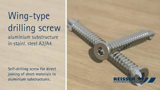 REISSER Wingtype drilling screw [upl. by Weisbrodt]