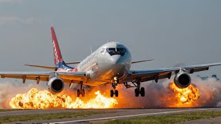 Airplane fire while in flight  top news news [upl. by Ainavi924]