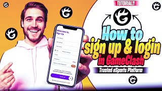 How to sign up amp login in GameClash  Free Fire Tournament App [upl. by Jelsma]