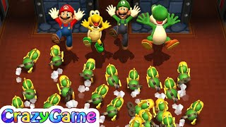 Mario Party  Mario v Luigi v Koopa v Yoshi Unlucky Player Master Difficult  Crazygaminghub [upl. by Tena433]