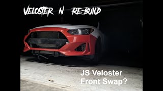 Veloster N Rebuild EP 1 Bumper Fitment [upl. by Nayra73]