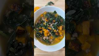 Butternut Squash Kale and Bean Soup  fall [upl. by Centonze]