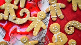 GALLETAS DE JENGIBRE NAVIDEÑAS  VEGANAS Y DELICIOSAS [upl. by Aicina]