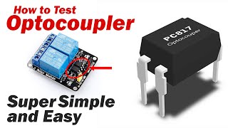 How to Test Optocoupler super simple and easy  PC817  Protues Simulation [upl. by Akihsar]