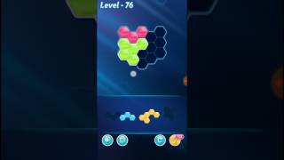 Block Hexa Puzzle Beginner Level 76 Walkthrough [upl. by Najram]