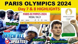 Lakshya Sen in SemiFinals  India Beat Australia in Hockey  Archery Updates India 2024 Olympics [upl. by Coleman]