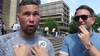 EDDIE HEARN amp TONY BELLEW DISCUSS BROOK v SPENCE THOSE WHO WANT TO CHIN HEARN JOSHUA HAYE amp ALLEN [upl. by Itak]