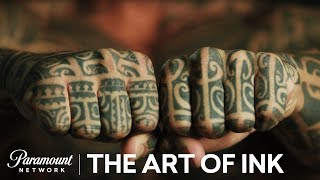 Polynesian Tattoos The Art of Ink Season 2 Digital Exclusive  Paramount Network [upl. by Ruosnam808]