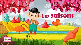 Les saisons Hiver Automne été Printemps  Ⓓⓔⓥⓐ Chansons et comptines pour bébés [upl. by Annayt]