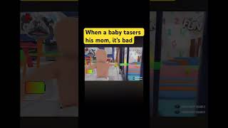 Taser baby gaming funnyvideos funny funnyclips ityourdaddy funnymoments whosyourdaddygame [upl. by Margaretta]