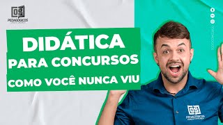 DIDÁTICA PARA CONCURSOS  O QUE CAI NA PROVA com Fernando Sousa [upl. by Oicnedif]