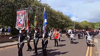 Pride of the Rock Flute Band  Sons of Glasgow Loyal Orange Lodge Number 50 8thJune 2024 [upl. by Ninetta]